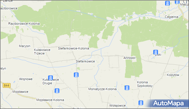 mapa Ubrodowice, Ubrodowice na mapie Targeo