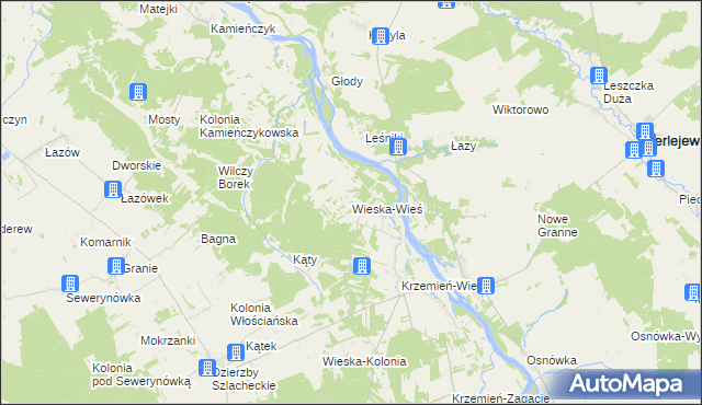 mapa Wieska-Wieś, Wieska-Wieś na mapie Targeo