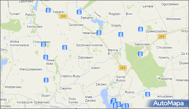 mapa Wiszczelice, Wiszczelice na mapie Targeo