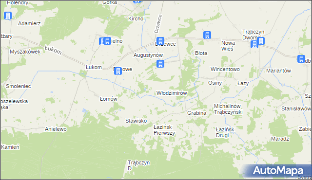 mapa Włodzimirów, Włodzimirów na mapie Targeo