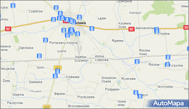 mapa Wólka Czepowa, Wólka Czepowa na mapie Targeo