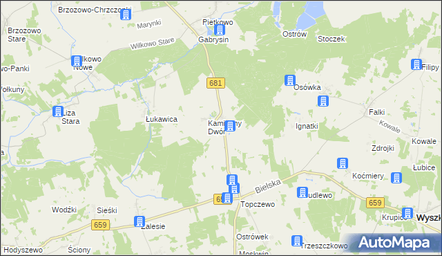 mapa Wólka Pietkowska, Wólka Pietkowska na mapie Targeo