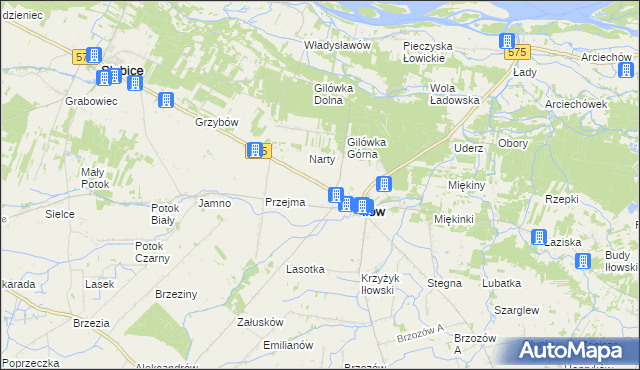 mapa Wołyńskie, Wołyńskie na mapie Targeo