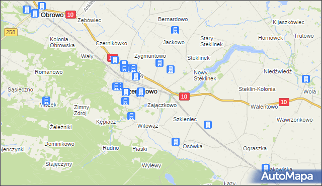 mapa Wygoda gmina Czernikowo, Wygoda gmina Czernikowo na mapie Targeo