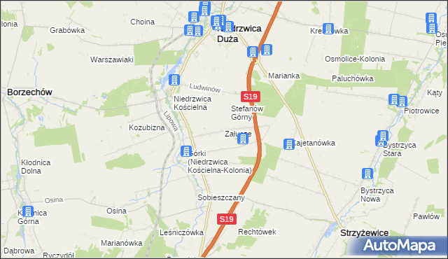 mapa Załucze, Załucze na mapie Targeo