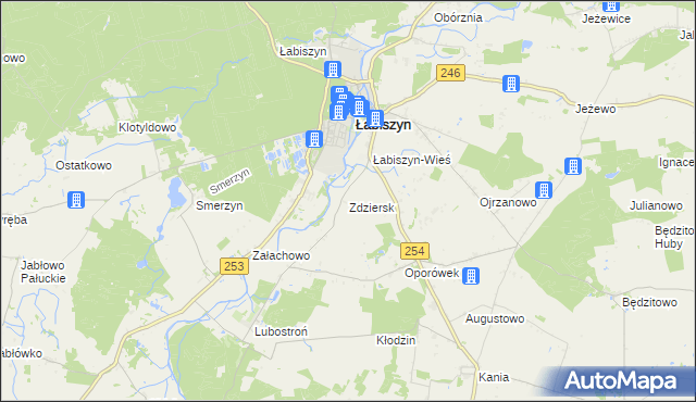 mapa Zdziersk, Zdziersk na mapie Targeo