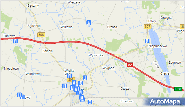 mapa Żegowo, Żegowo na mapie Targeo