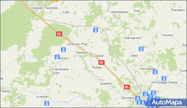 mapa Żodzie, Żodzie na mapie Targeo