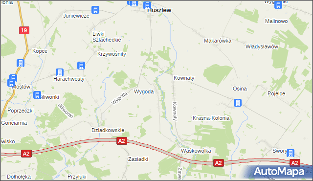 mapa Żurawlówka, Żurawlówka na mapie Targeo