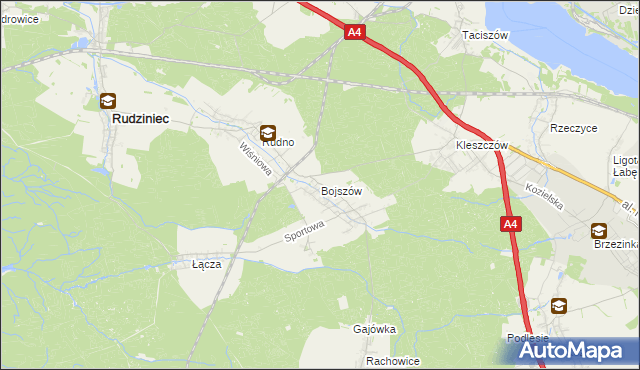 mapa Bojszów, Bojszów na mapie Targeo