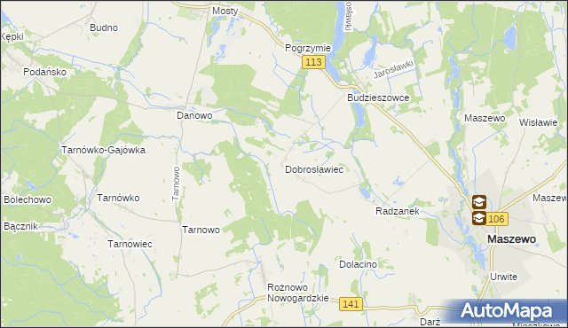 mapa Dobrosławiec, Dobrosławiec na mapie Targeo