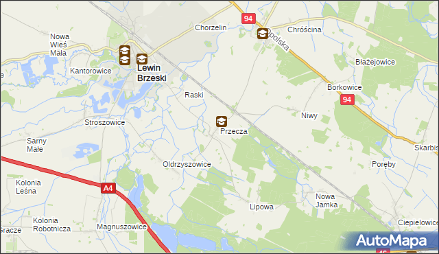 mapa Przecza, Przecza na mapie Targeo