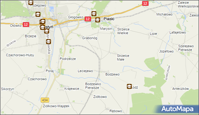 mapa Taniecznica, Taniecznica na mapie Targeo