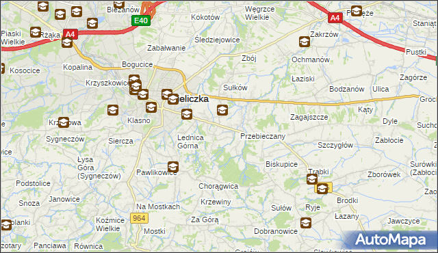 mapa Tomaszkowice, Tomaszkowice na mapie Targeo