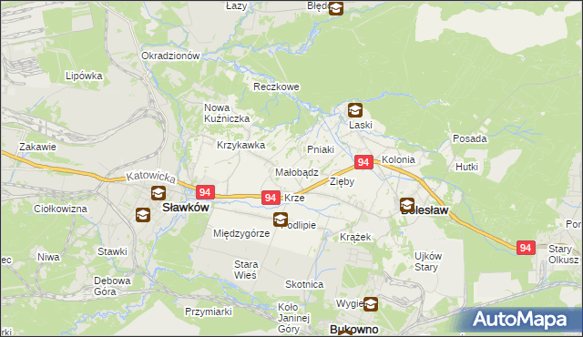 mapa Ujków Nowy, Ujków Nowy na mapie Targeo