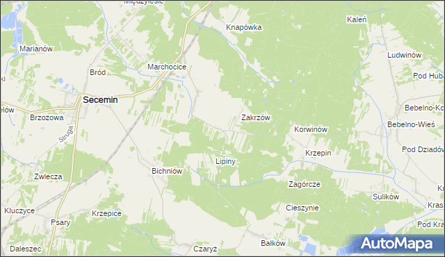 mapa Wałkonowy Górne, Wałkonowy Górne na mapie Targeo