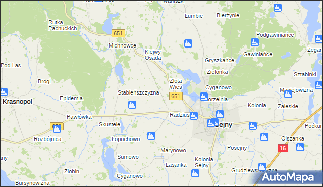 mapa Babańce, Babańce na mapie Targeo