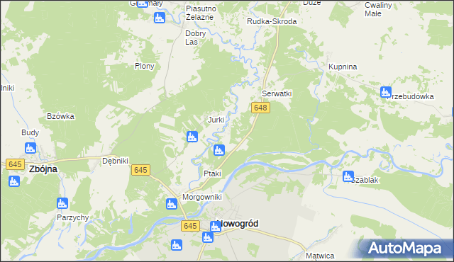 mapa Baliki, Baliki na mapie Targeo