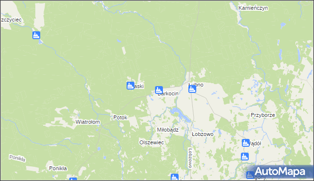 mapa Barkocin, Barkocin na mapie Targeo