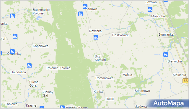 mapa Bity Kamień, Bity Kamień na mapie Targeo