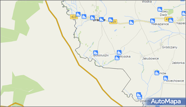 mapa Boboluszki, Boboluszki na mapie Targeo