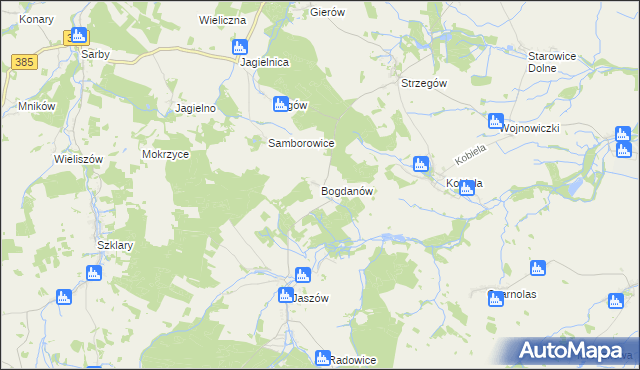 mapa Bogdanów gmina Grodków, Bogdanów gmina Grodków na mapie Targeo