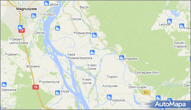 mapa Budy Podłęskie, Budy Podłęskie na mapie Targeo