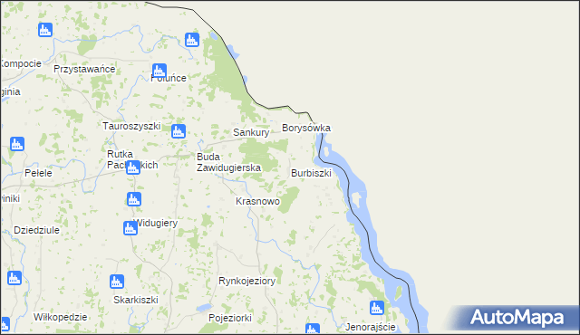 mapa Burbiszki, Burbiszki na mapie Targeo