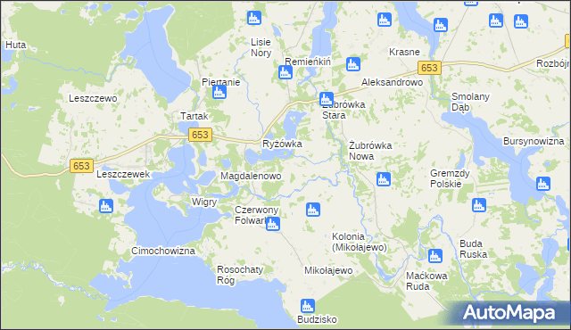 mapa Burdeniszki, Burdeniszki na mapie Targeo