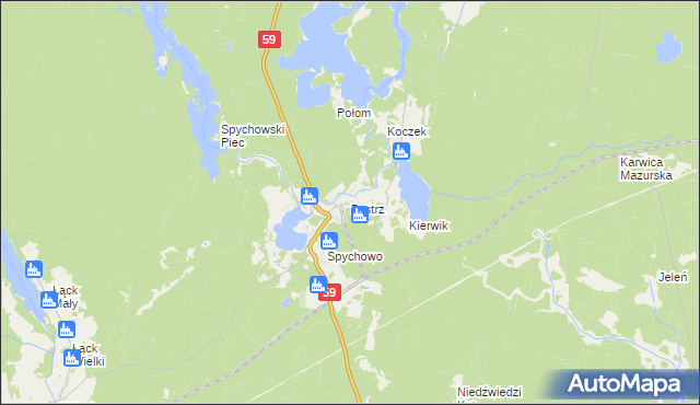 mapa Bystrz, Bystrz na mapie Targeo