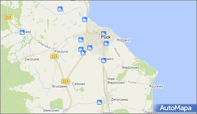 mapa Celbówko, Celbówko na mapie Targeo