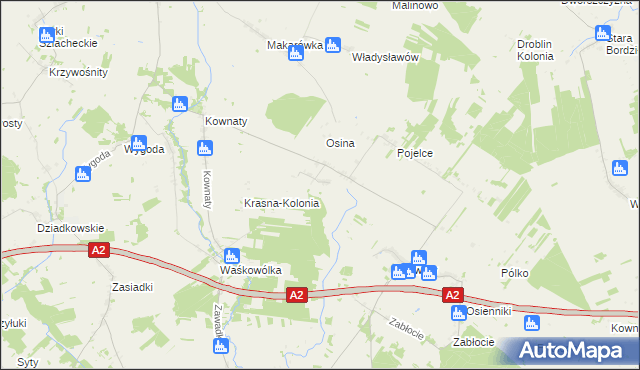 mapa Cełujki, Cełujki na mapie Targeo