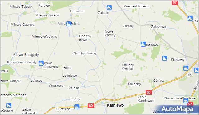 mapa Chełchy-Chabdzyno, Chełchy-Chabdzyno na mapie Targeo