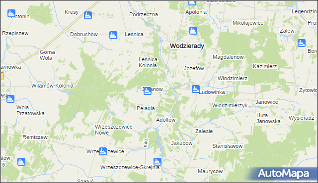 mapa Chorzeszów, Chorzeszów na mapie Targeo