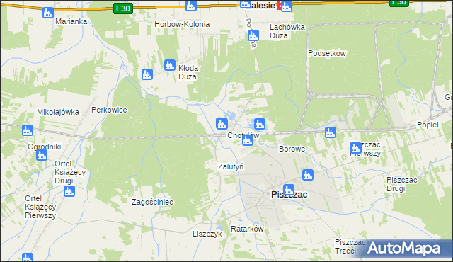 mapa Chotyłów, Chotyłów na mapie Targeo
