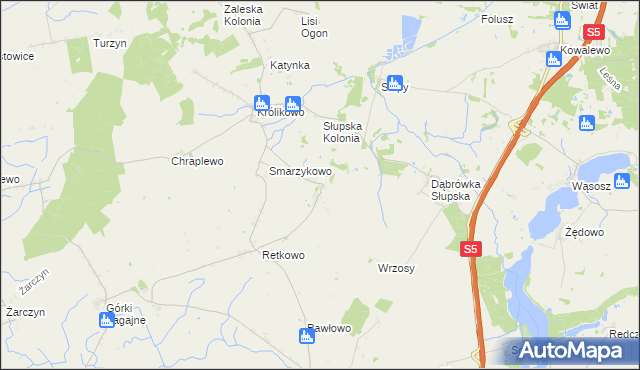 mapa Ciężkowo, Ciężkowo na mapie Targeo