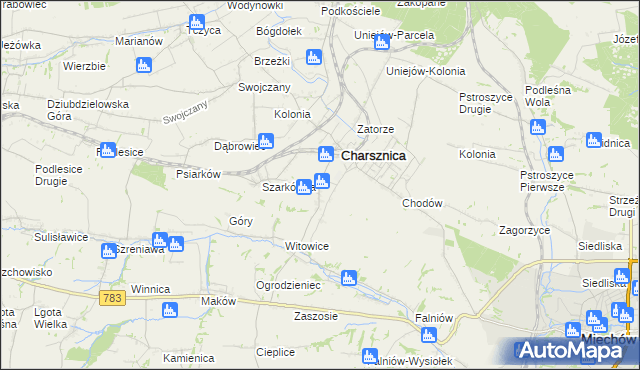 mapa Ciszowice, Ciszowice na mapie Targeo