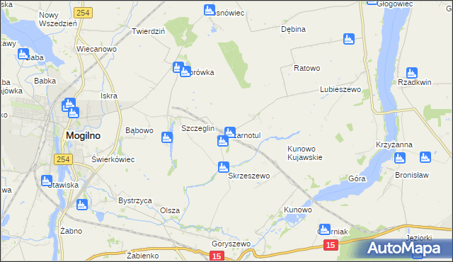 mapa Czarnotul, Czarnotul na mapie Targeo