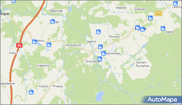 mapa Czartkowo, Czartkowo na mapie Targeo