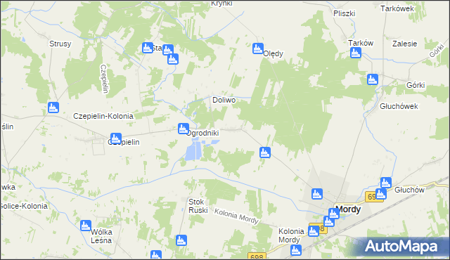 mapa Czołomyje, Czołomyje na mapie Targeo