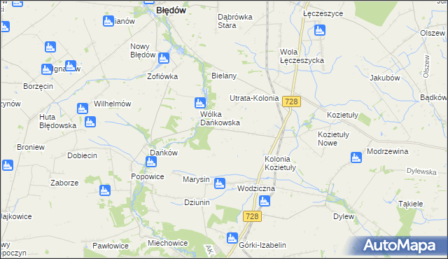 mapa Dalboszek, Dalboszek na mapie Targeo