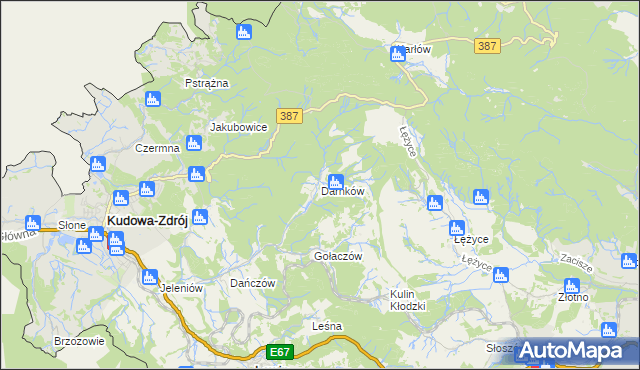 mapa Darnków, Darnków na mapie Targeo