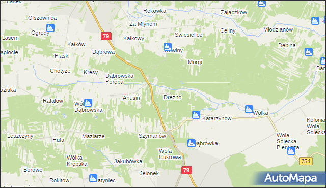 mapa Drezno, Drezno na mapie Targeo