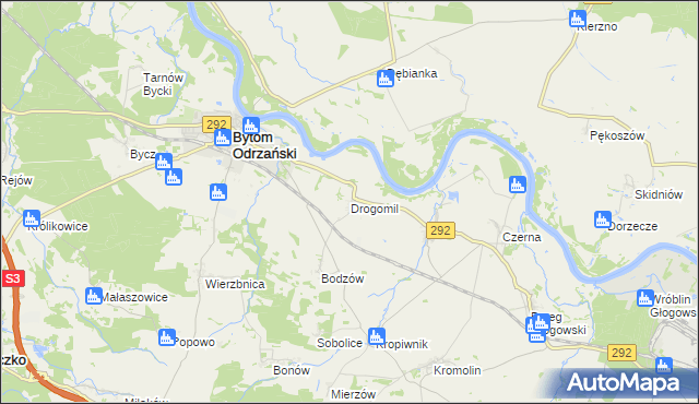 mapa Drogomil, Drogomil na mapie Targeo