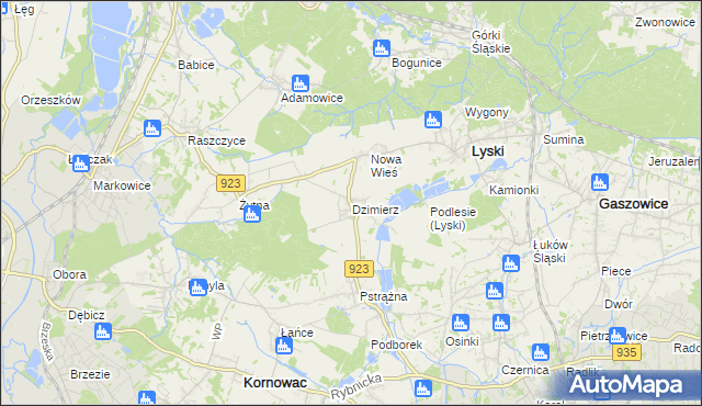 mapa Dzimierz, Dzimierz na mapie Targeo