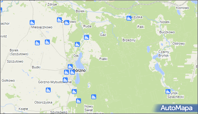 mapa Fiałki, Fiałki na mapie Targeo