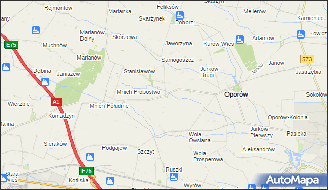 mapa Golędzkie, Golędzkie na mapie Targeo