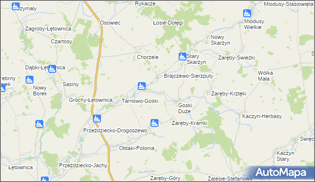 mapa Goski-Pełki, Goski-Pełki na mapie Targeo