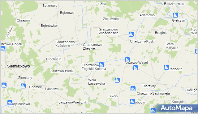 mapa Goszczk, Goszczk na mapie Targeo