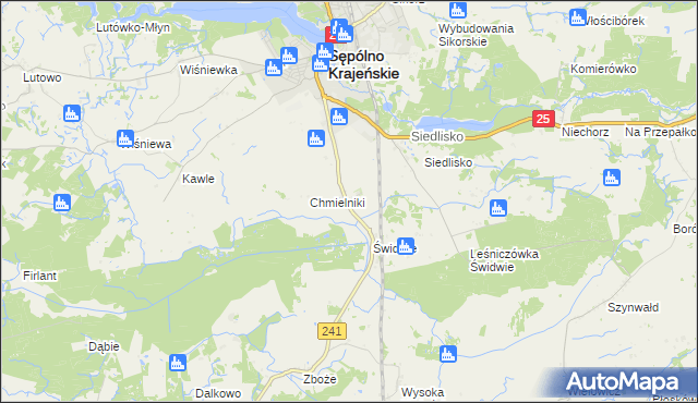 mapa Grochowiec, Grochowiec na mapie Targeo